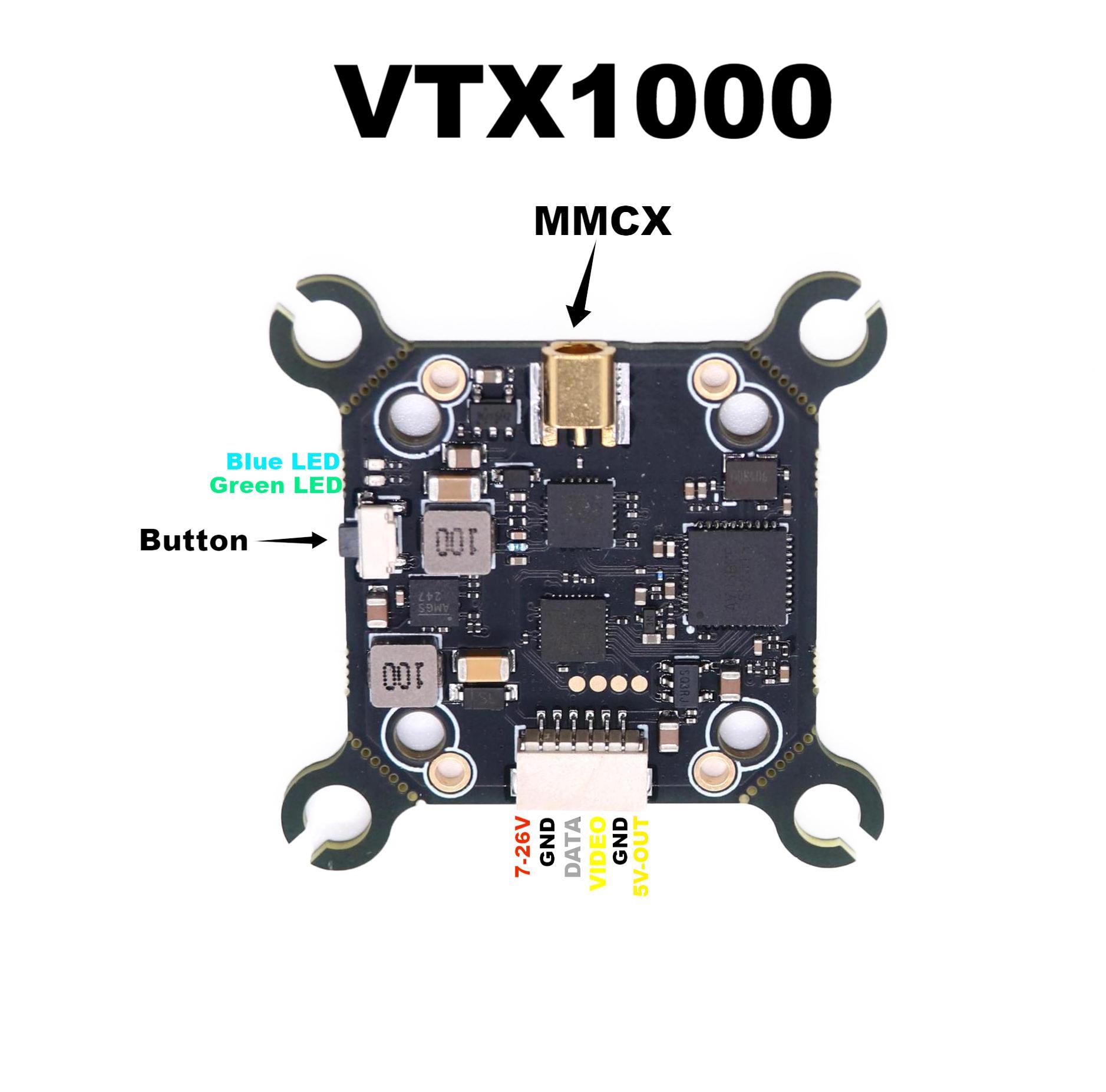 B-CUBE 5.8G VTX 800 1000 1600  - огляд і ціна Drone Kit Vtol