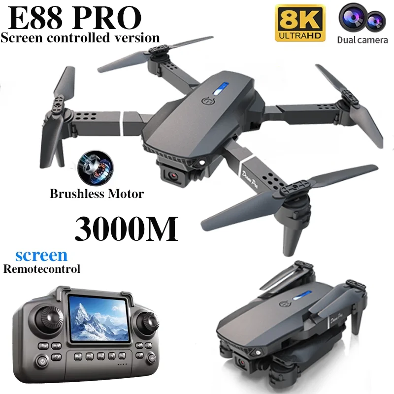 Professional E88 PRO Drone wit - огляд і ціна Drone Kit Professional